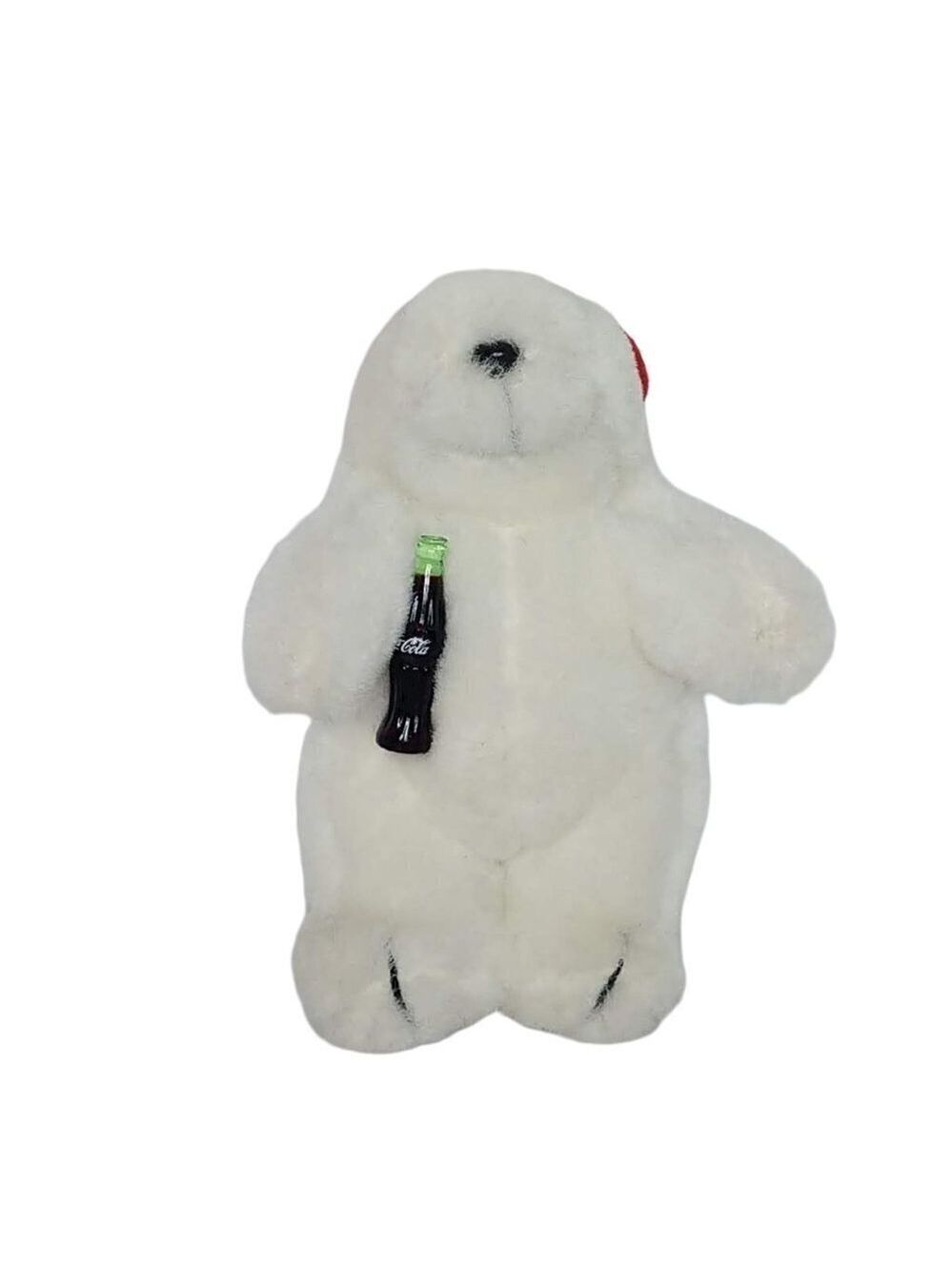 Coca Cola Polar Bear Plush Ornament 1996 Vintage